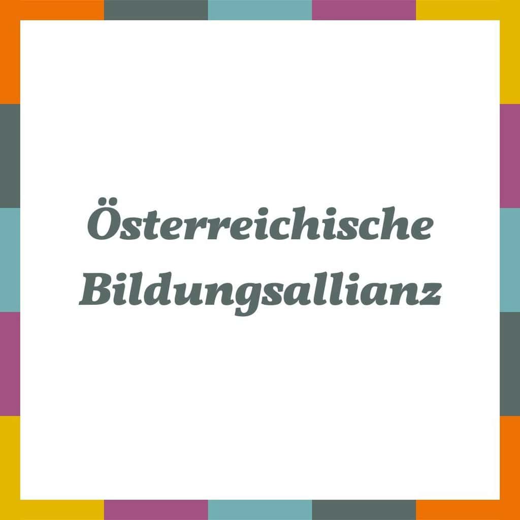 Schriftzug Österreichische Bildungsallianz